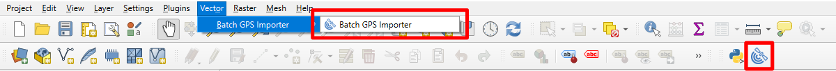 qgis plugin in qgis rotes quadrat